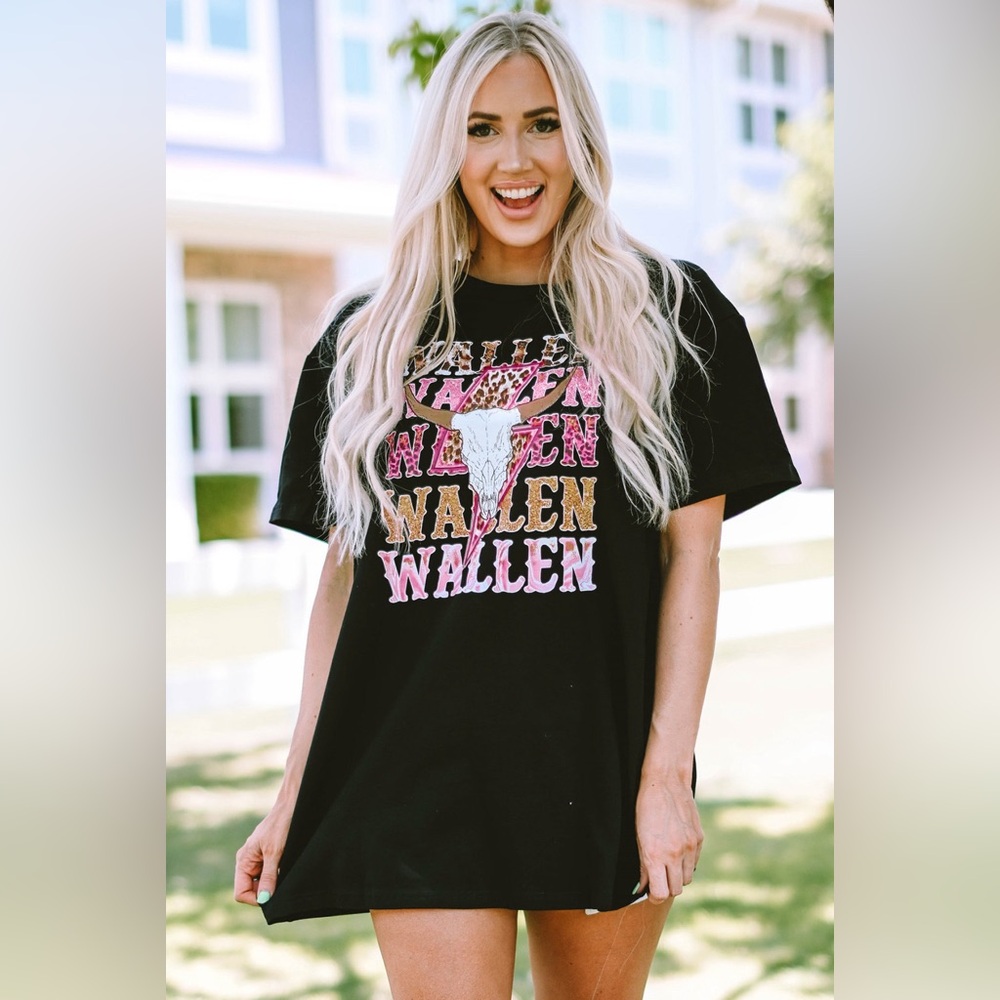 WALLEN Round Neck Short Sleeve T-Shirt